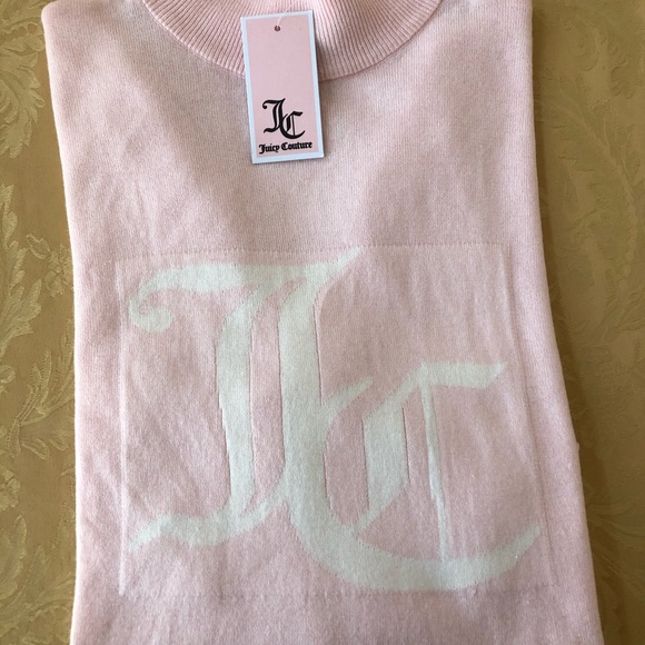 New With Tags Soft Pink JuiCy Couture Sweater - Picture 1 of 5